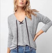 Rails LEIGH  Lightweight SWEATSHIRT - MELANGE
GREY Size M