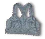 Gray Lace Bralette