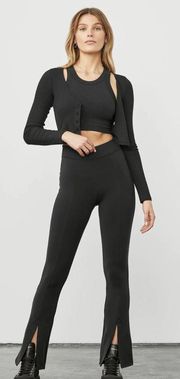 Alo Yoga Airbrush High-Waist Flutter Legging