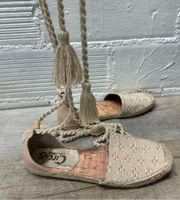 Circus by Sam Edelman Lenora Rope Tie Espadrilles Size 7.5