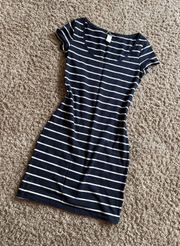 Striped tshirt Bodycon Dress