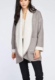 Gentle Fawn Ramona Shawl Collar Cardigan in Heather Rock XS