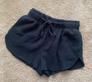 High Waist Black Shorts