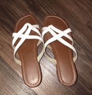 White Inch High Sandals