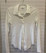 Aritzia Sheer Button Up