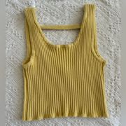 Yellow Sweater Tank