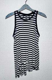 Sweaty Betty | Navy striped easy peazy tank