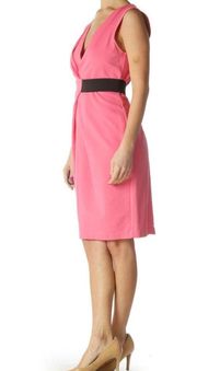 NWT Kenneth Cole Samantha Dress Pink A Line Wrap Dress