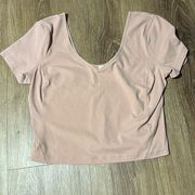 Lululemon Align T Pink Clay size 12