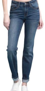 Judy Blue Mid Rise Straight Leg Jeans