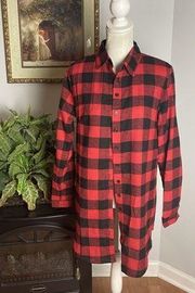 Womens Plus Size 12 Buffalo Plaid Long Sleeve Button Up Shirt Zanzea Brand