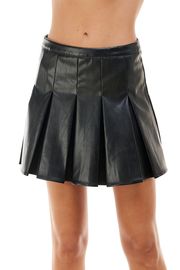 | NWOT | Faux Leather Flare Skirt | S | Black | CS3431