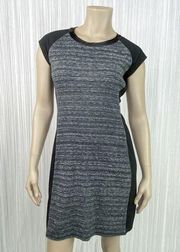 Mix Media Short Sleeve Dress S