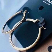 coach gold hoop earrings​​​​