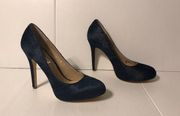 INC Lilly high heel platform pony hair upper women size 8 M