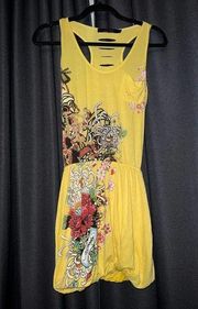 Ed Hardy  KOI FANTASY TANK DRESS Medium