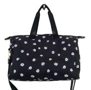 Alice + Olivia Daisy Print Black Tote Bag