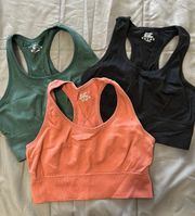 Seamless Sports Bra 3pcs