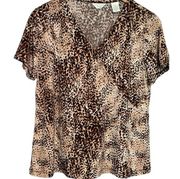 Laura Ashley Petite Medium Animal Print Shirt