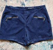 Cato dark wash high rise denim shorts size 18W