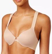 Spanx 30012R Bra-llelujah Full Coverage Front Close Bra Nude Beige Size 38DD