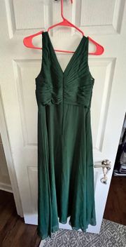 JJ’s Bridal Green Bridesmaids Dress