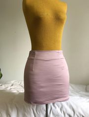Satin Micro Mini Skirt