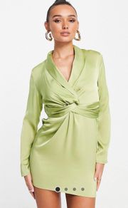 Green Long Sleeve Dress