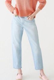 J. Crew Light Wash Slouchy High Waisted Boyfriend Jeans