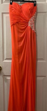 Gorgeous Coral Prom Dress