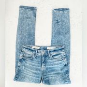 Pilcro & the Letterpress Anthropologie Slim Cropped Boyfriend Jeans Size 25 NWT