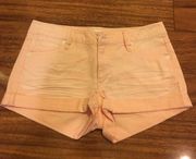 BCBG pink jean shorts