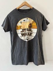 Star Wars Fifth Sun T-Shirt The Last Jedi Gray Small