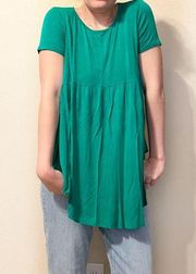 Bellamie Kelly Green Knit Flowy Top