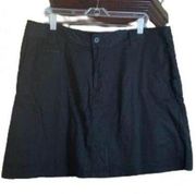 white Stag Women's Black Skirt, Size 16W