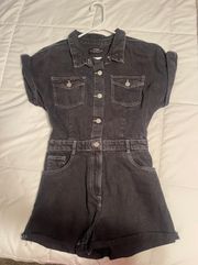 Denim Romper 