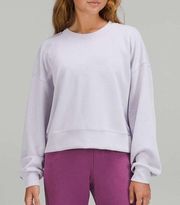 Perfectly Oversized Cropped Crew Softstreme Faint Lavender Size 4