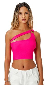 Neon Pink Crop Top