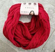 NEW Serra Infinity Scarf in Red New w/Tag