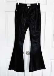 Chelsea & Violet Faux Black Leather Flared Pants