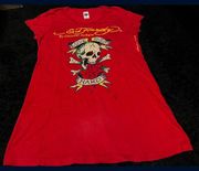 Ed Hardy Vintage  Love Dies Hard Tee Womens