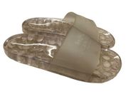 COACH Ulyssa Rubber Clear Slip On Sandal Shoes Gelly Jelly Woman's Size 10