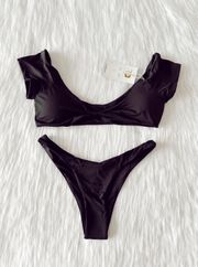 NWT  Black Bikini Set