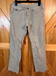 Kuhl Born in the Mountains Size 4 Khaki Denim Jeans (2862)