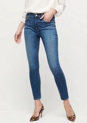 J Crew High Rise Toothpick Jeans Sz 26 Tall