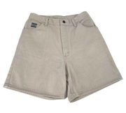 Wrangler Vintage 90s  High Waist Beige Mom Shorts Size 12