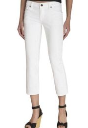 NEW Citizens of Humanity COH Women’s White Kelly Low Waist Cropped Ankle Jeans