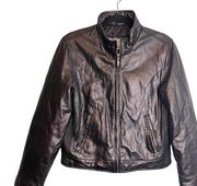 Wilson's Leather Maxima Moto Bomber Jacket Size L