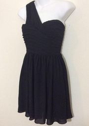 Express One shoulder black dress size 0