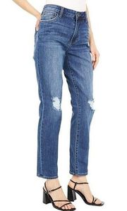 Kut from The Kloth Womens 4 Jeans Catherine Boyfriend High Rise Distressed